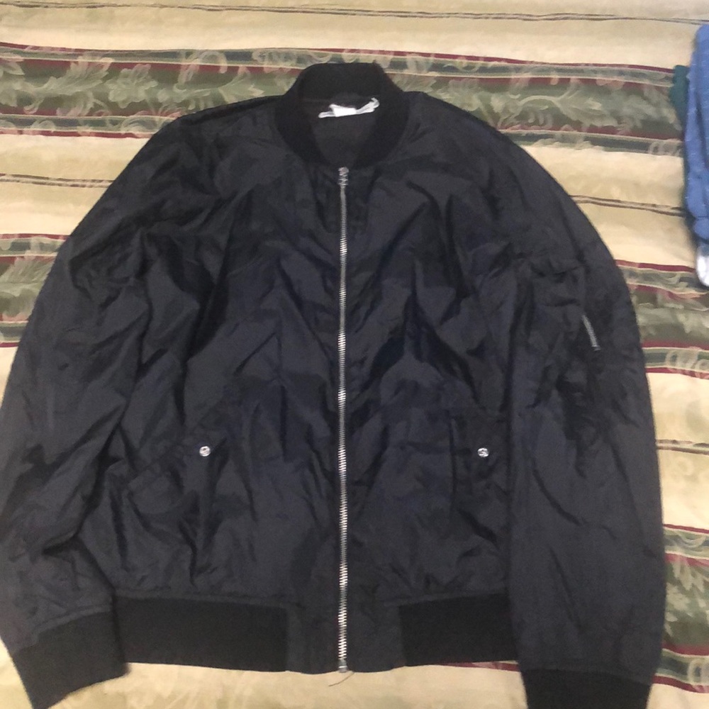 H&M Black Bomber Jacket
